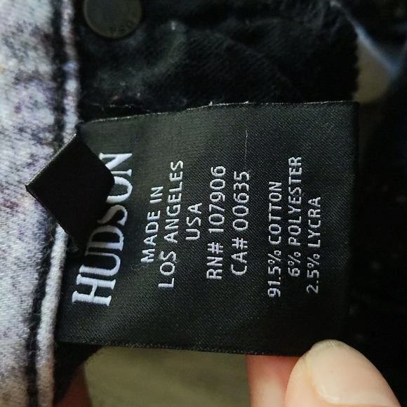 Hudson Nico Super Skinny 24 Midrise City Stars Jeans - Picture 4 of 5